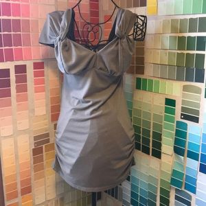Kiwi gray long length top